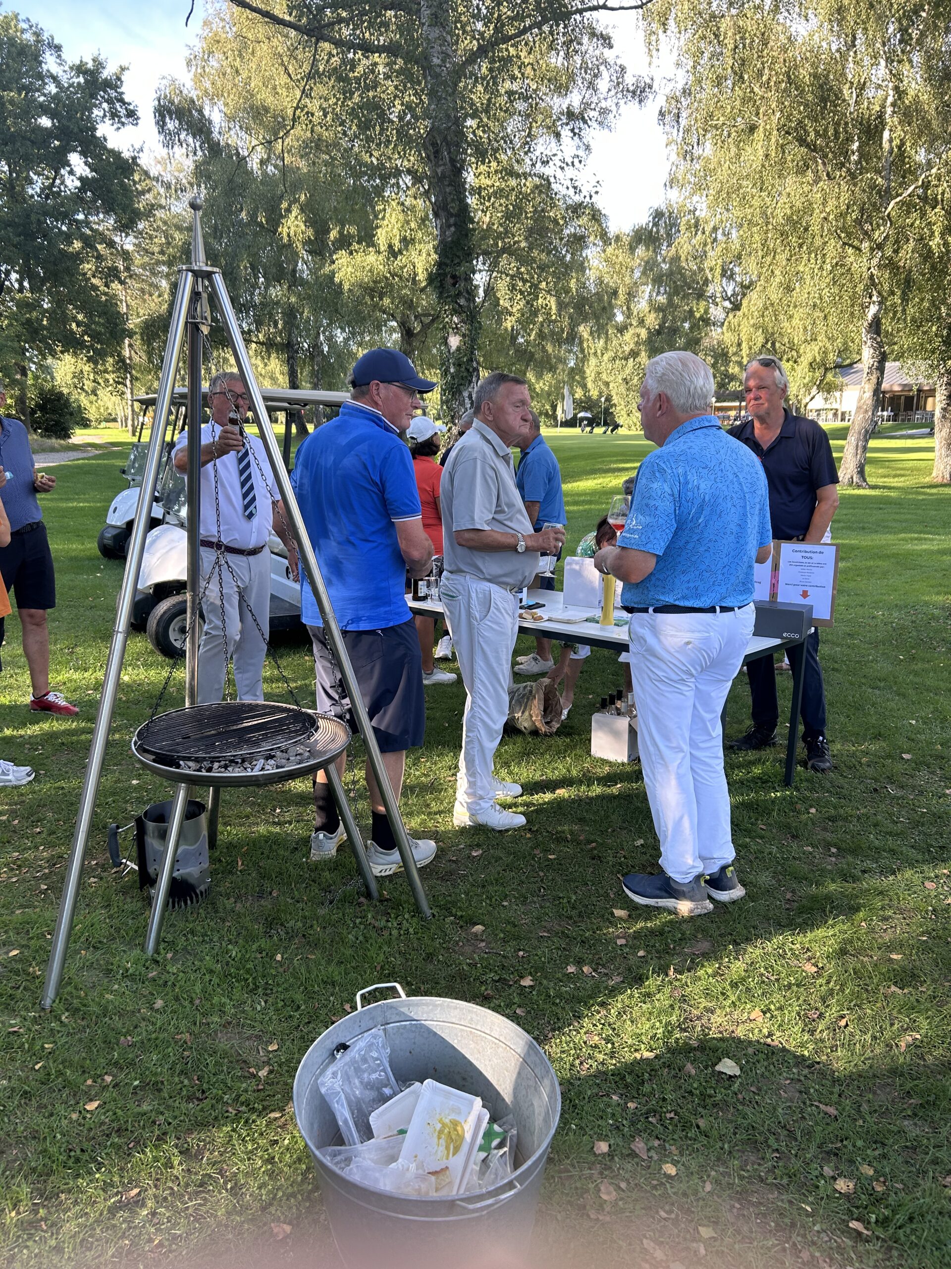 Barbecue am 18. Loch